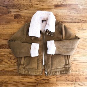 Brown Biker Jacket - H&M